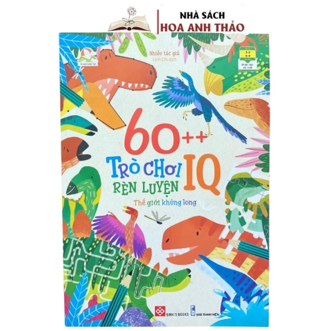 Sách - 60++ trò chơi rèn luyện IQ: Thế giới khủng long