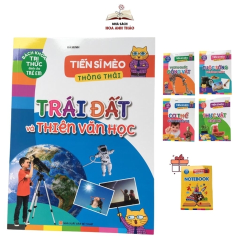 Sách - Tiến Sĩ Mèo Thông Thái Bách Khoa Tri Thức Dành Cho Trẻ Em ( Bộ 5 Cuốn )