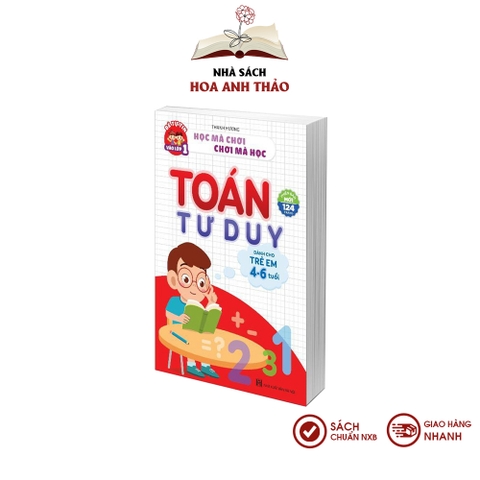 Sách - Toán Tư Duy Dành cho trẻ em từ 4 - 6 tuổi.