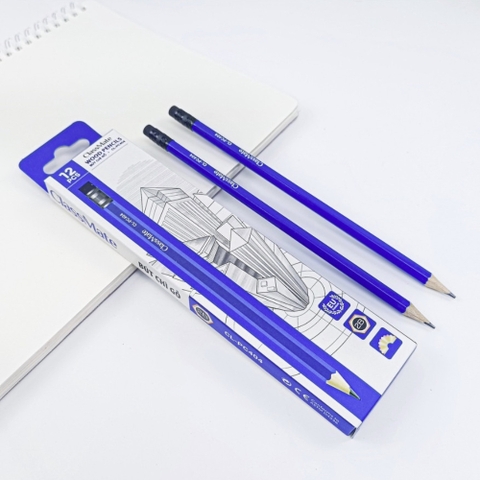 Bút Chì Gỗ Xanh Lục 2B Lục Giác Kèm Tẩy CLASSMATE CL-PC404