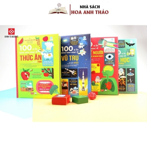 Sách - 100 bí ẩn đáng kinh ngạc -  Cho trẻ từ 6 tuổi - Đinh Tị Books