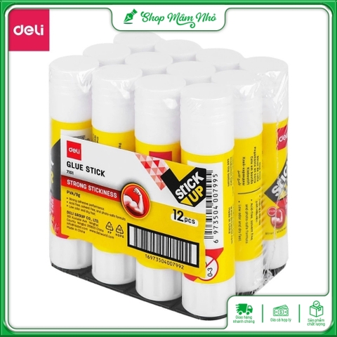 Hồ khô keo dán giấy học sinh A212-VN - 8g khô nhanh siêu dính - hàng chính hãng