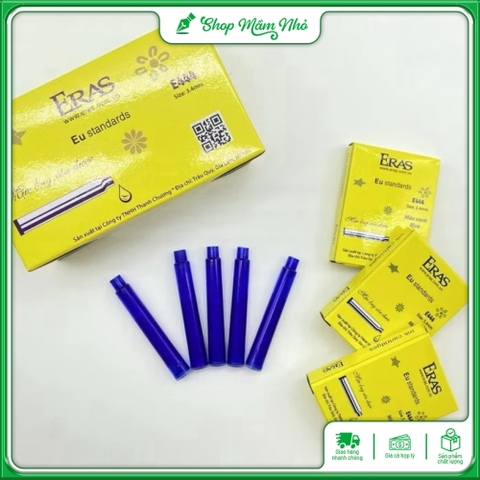 Vỉ 5 ống mực tẩy xoá Eras E444 đầu cắm 3.4mm dùng cho các loại bút máy xoá có gắn đầu tẩy - Hàng chính hãng