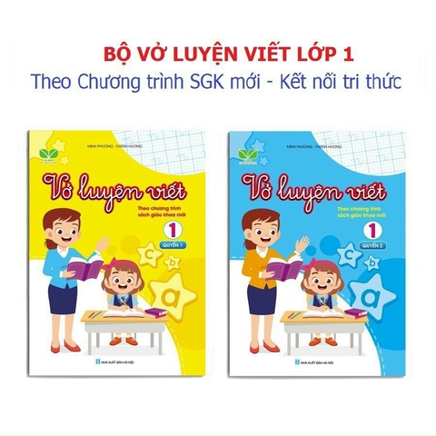 Combo 2 quyển luyện viết theo chương trình kết nối