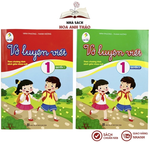 Vở luyện viết lớp 1 theo chương trình sách giáo khoa mới Cánh diều