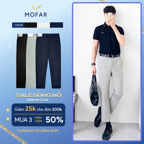Quần tây nam MOFAR dáng ống côn phong cách hàn quốc QAM003