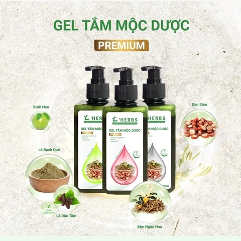 Gel tắm Mộc dược Premium - Hương Thanh lịch 250g