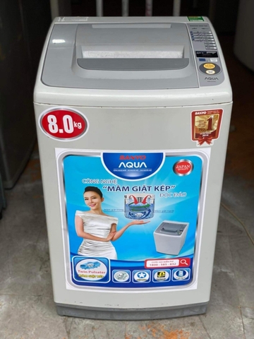 MÁY GIẶT SANYO 8KG LỒNG ĐỨNG 85%
