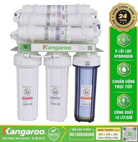 Máy lọc nước Kangaroo Hydrogen KG100ESGUS9