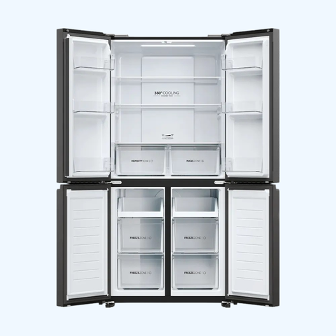 Tủ lạnh Aqua Inverter 469 lít Multi Door AQR-M536XA(GB)