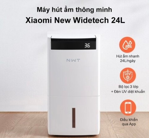 Máy hút ẩm Xiaomi New WideTech WDH24WU1 (90m²/24lít)