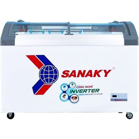 Tủ Đông kính cong Sanaky Inverter 350 lít VH-4899K3B