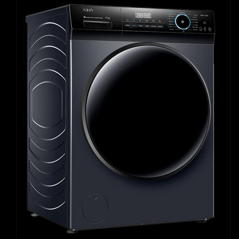 Máy Giặt Aqua Inverter lồng ngang 11 Kg AQD-D1103G.BK