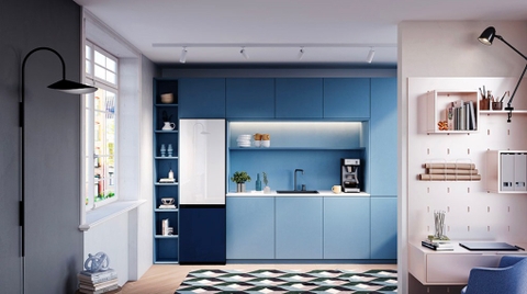 Tủ lạnh Samsung inverter 339 lít Bespoke RB33T307029/SV