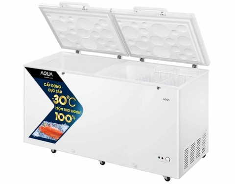 Tủ đông Aqua 2 ngăn đông mát Inverter 503 Lít AQF-C6102E