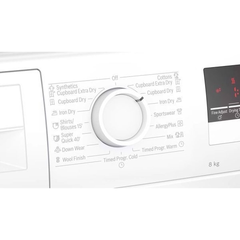 Máy sấy ngưng tụ Bosch 8kg HMH.WTN84201MY Series 4