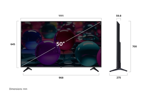 Smart tivi LG 65 inch 4K 65UA7350PSB (mới 2025)