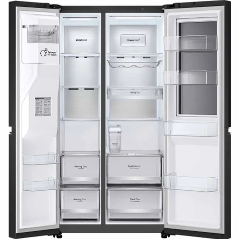 Tủ lạnh LG inverter 635 lít side by side instaview door-in-door GR-X257BL