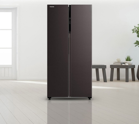 Tủ lạnh Toshiba inverter 460 lít side by side GR-RS600WI-PMV(37)-SG