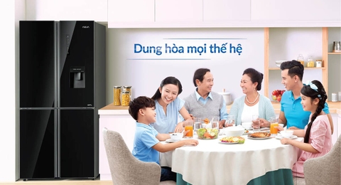 Tủ lạnh Aqua inverter 456 lít multi door AQR-IGW525EM (GB)