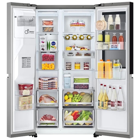 Tủ lạnh LG inverter 635 lít side by side instaview door-in-door GR-G257SV