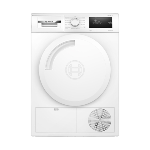 Máy sấy bơm nhiệt Bosch 9 kg WQG24200SG