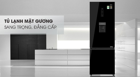 Tủ lạnh AQUA inverter 350 lít AQR-B379MA (WGB)