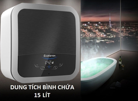 Bình nóng lạnh Ariston 15 lít vuông AN2 15 TOP 2.5 FE