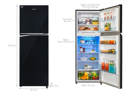 Tủ lạnh Panasonic inverter 268 lít NR-TV301VGMV