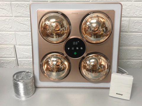 Đèn sưởi nhà tắm âm trần Galaxy 4 bóng GCHL-4L