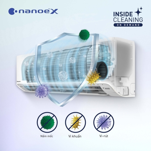 Điều hòa Panasonic 12000BTU 2 chiều Inverter CU/CS-YZ12WKH-8