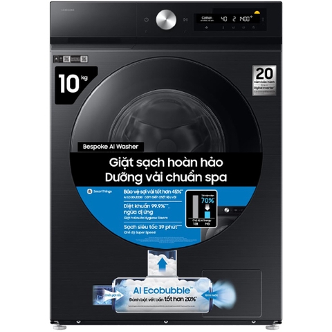 Máy giặt Samsung Bespoke AI EcoBubble Inverter 10 kg WW10DB7U34GBS