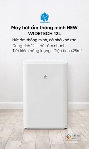 Máy hút ẩm Xiaomi New WideTech 12 lít  WDH312ENW1