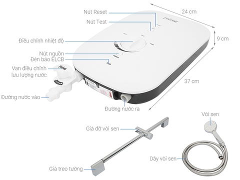 Bình nóng lạnh Ferroli Divo SSN