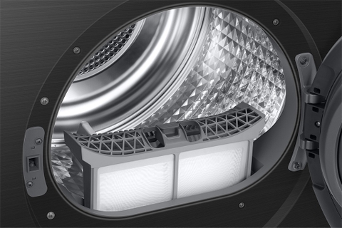 Máy sấy bơm nhiệt Samsung 9 kg DV90T6240LB/SV
