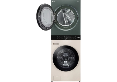 Tháp máy giặt sấy LG WashTower Inverter giặt 21 kg - sấy 16 kg WT2116SHEG