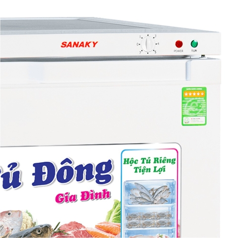 Tủ đông đứng Sanaky 213 lít VH-230VD