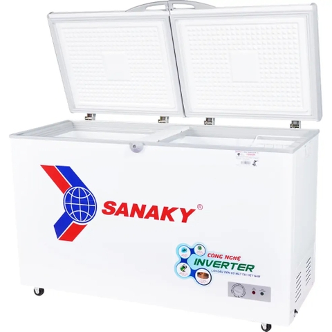 Tủ đông Sanaky 270 lít Inverter dàn đồng 2 cánh mở VH-3699A3