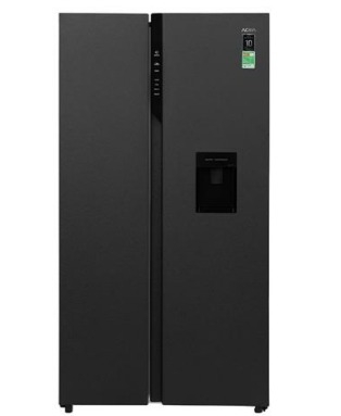 Tủ lạnh Aqua Inverter 550 lít Side By Side AQR-S612XA(WCB)
