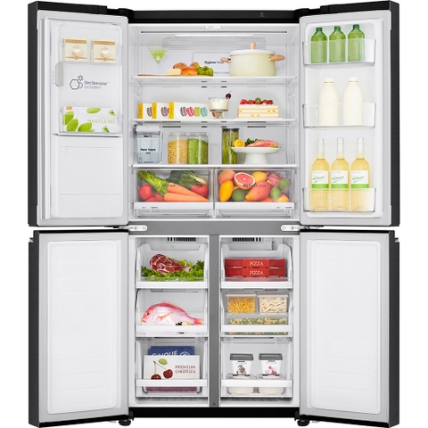 Tủ lạnh LG inverter 570 lít multi door 4 cánh GR-D22MB