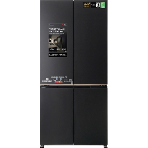 Tủ lạnh Panasonic âm tường 4 Cửa Inverter 487 Lít NR-XZ550CWKV