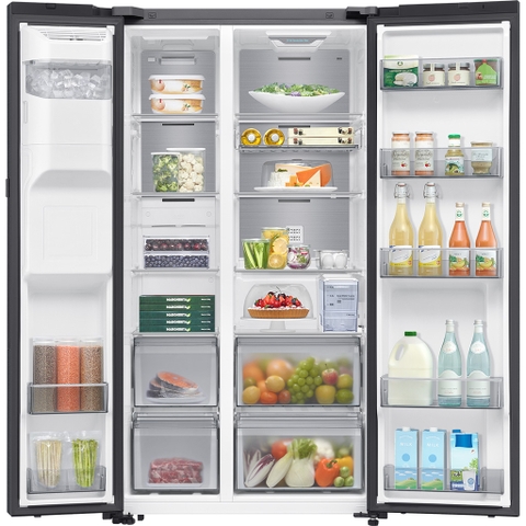 Tủ lạnh Samsung Inverter 615 lít Side By Side AI Home RS90F65D2FSV (Mới 2025)