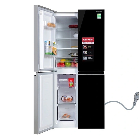 Tủ lạnh Sharp inverter 362 lít multi door SJ-FX420VG-BK