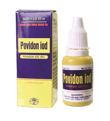 Povidon Iod 10% 20 ml -  Quảng Bình