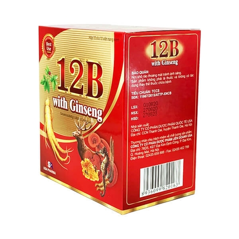 Vitamin 12B with Ginseng - DP USA