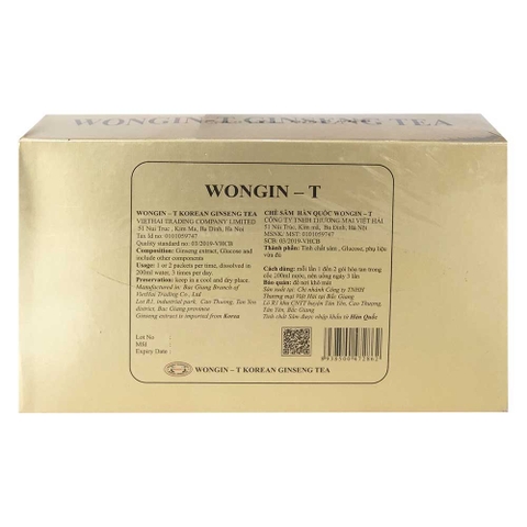 Chè sâm 2g (Wongin-T)  - Hàn Quốc