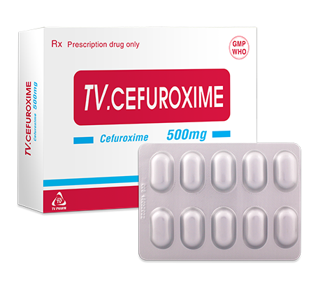 TV - Cefuroxime 500 mg  - Trà Vinh