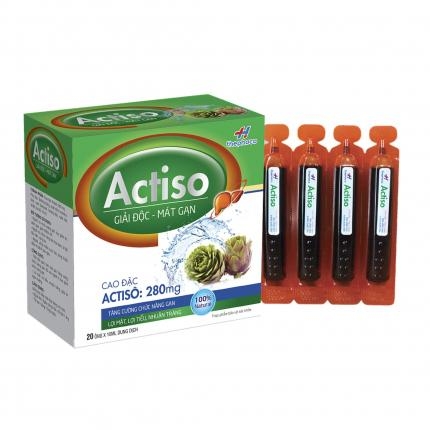 Actiso - ống nhựa 10ml T/24 H20 ống Thephaco- Việt Nam