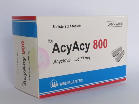 Acyacy 800mg H/5 vỉ x 4 viên - medi