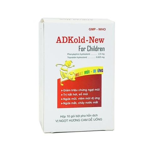 ADKOLD NEW FOR CHILDREN Hộp 10 gói 1,5g